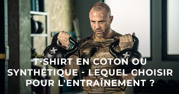 T-shirt en coton ou synthétique - lequel choisir pour l'entraînement ?