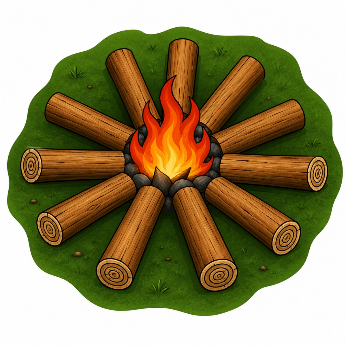 Allumer un feu de camp 3