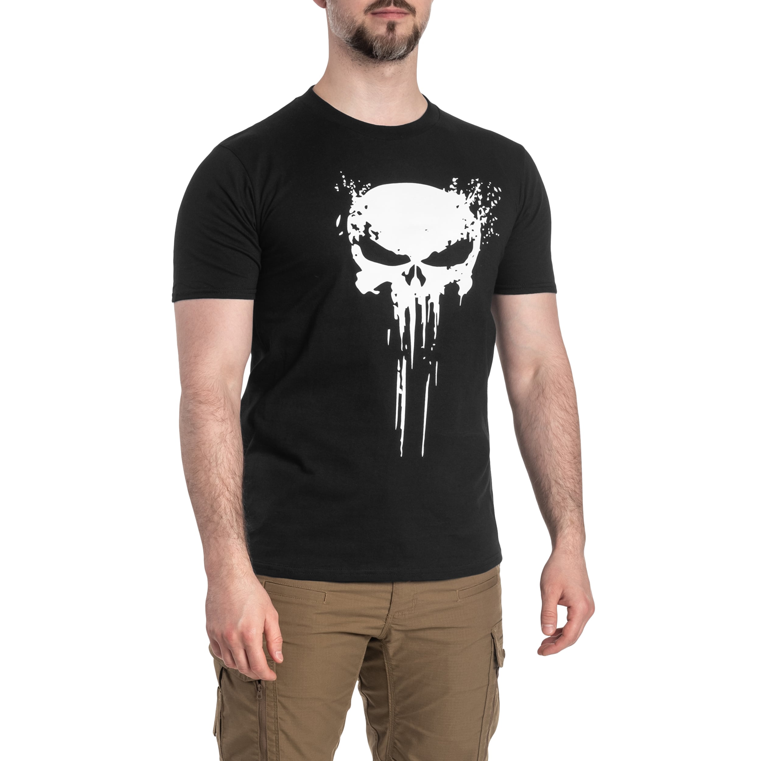 TigerWood Punisher T-shirt póló - Fekete