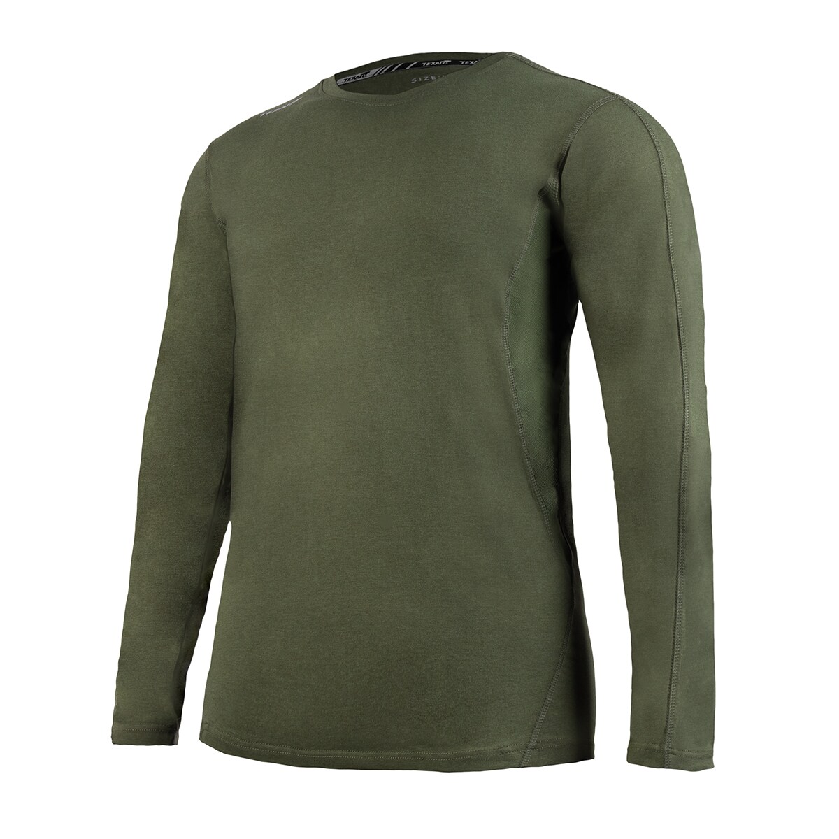 Texar Base Layer Longsleeve hosszú ujjú thermoaktív póló- Olive