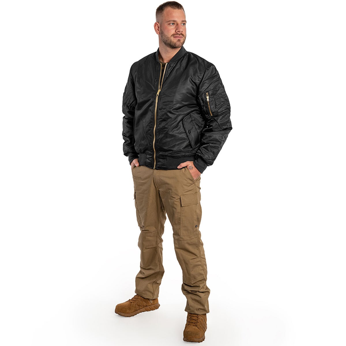 Texar MA-1 Flyers kabát - Black