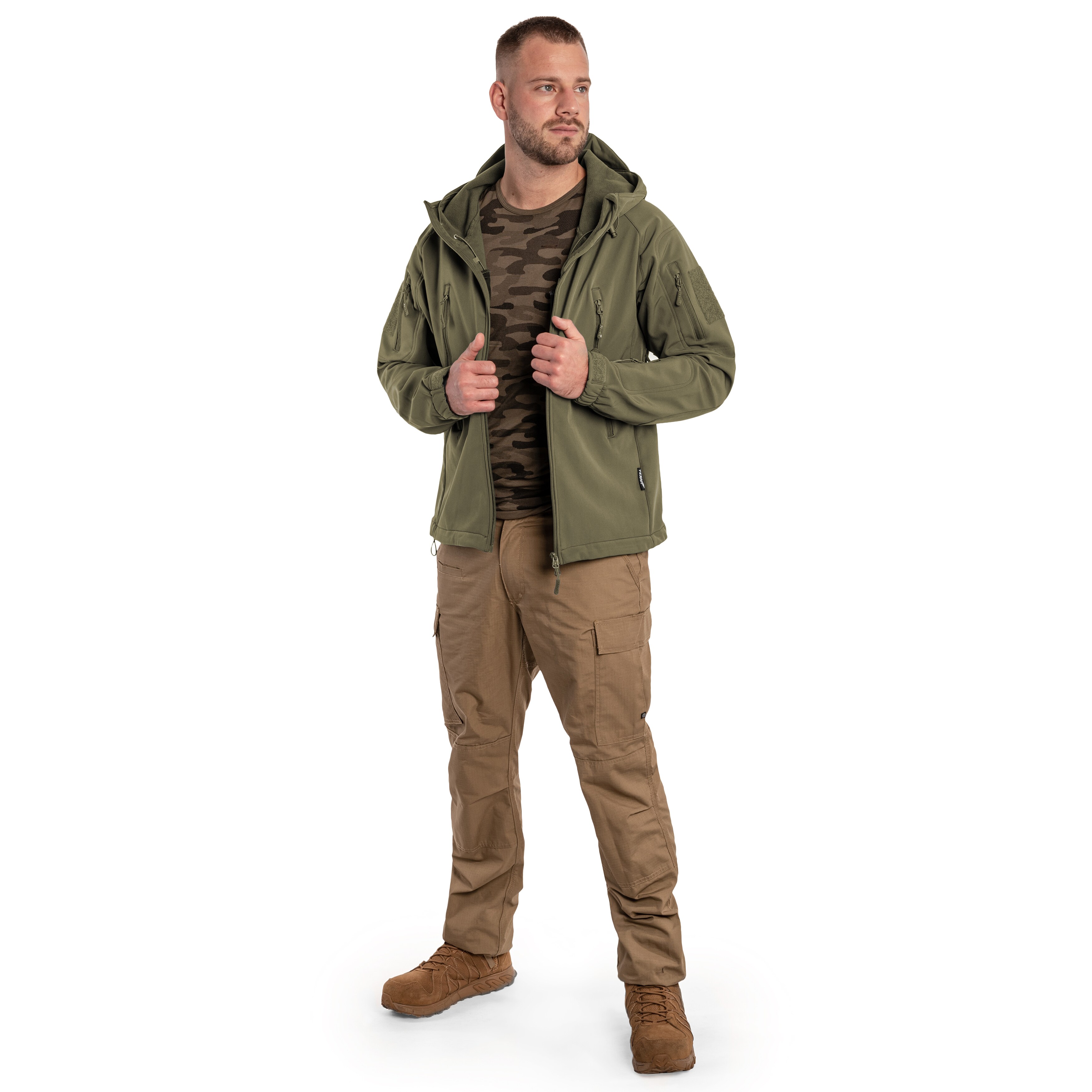 Texar Softshell Falcon kabát - Olive