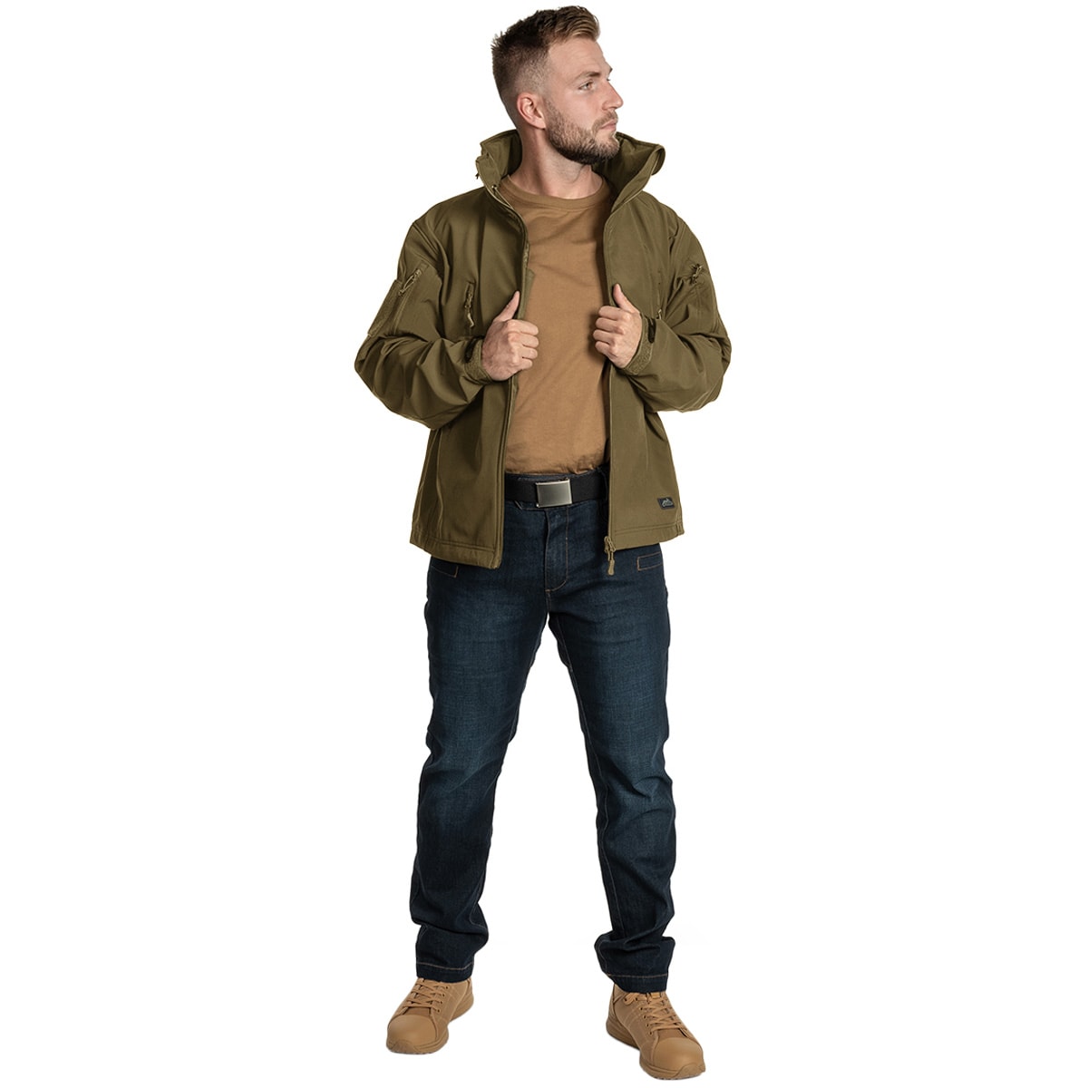 Helikon Gunfighter Softshell Shark Skin Windblocker kabát - Adaptive Green