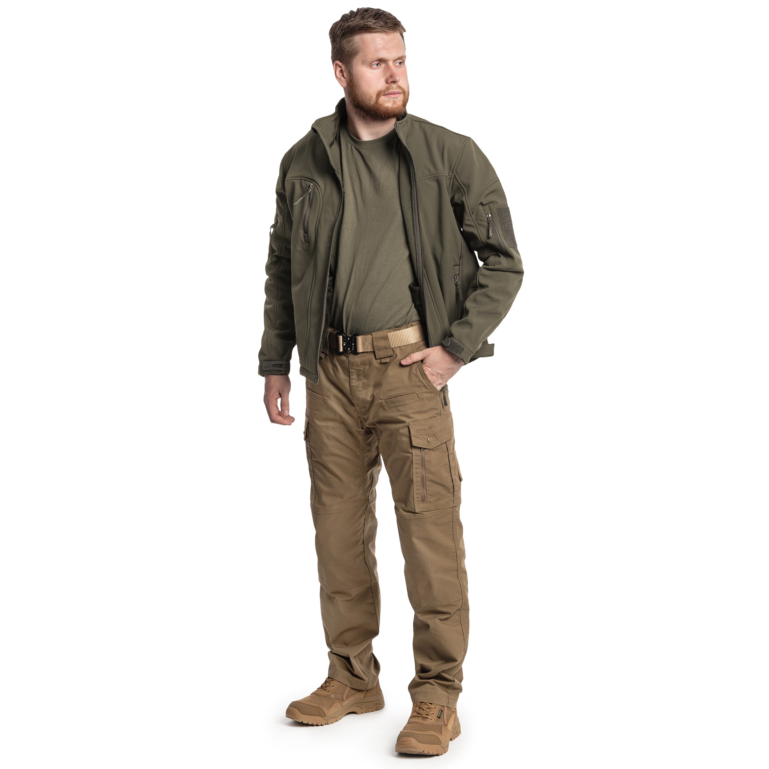 Texar Convoy 2.0 Softshell kabát - Olive