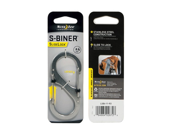 Nite Ize S-Biner 4 SlideLock karabiner - Steel