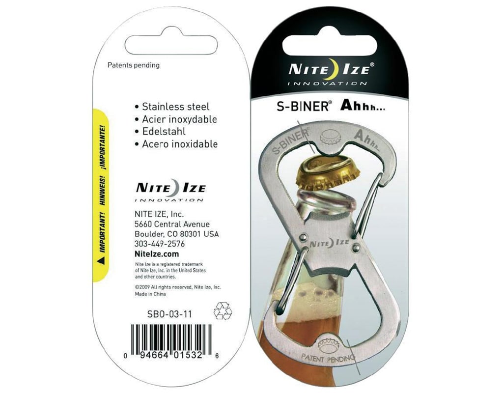 Nite Ize S-Biner Ahhh karabiner - Steel