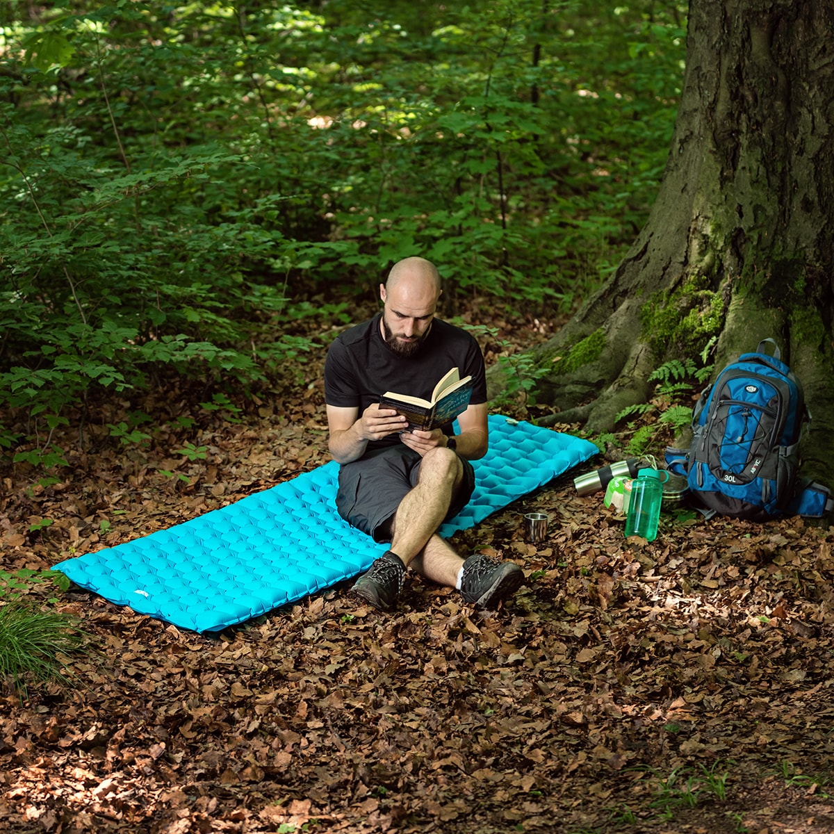 Nils Camp NC4007 egyszemélyes túramatrac - Kék