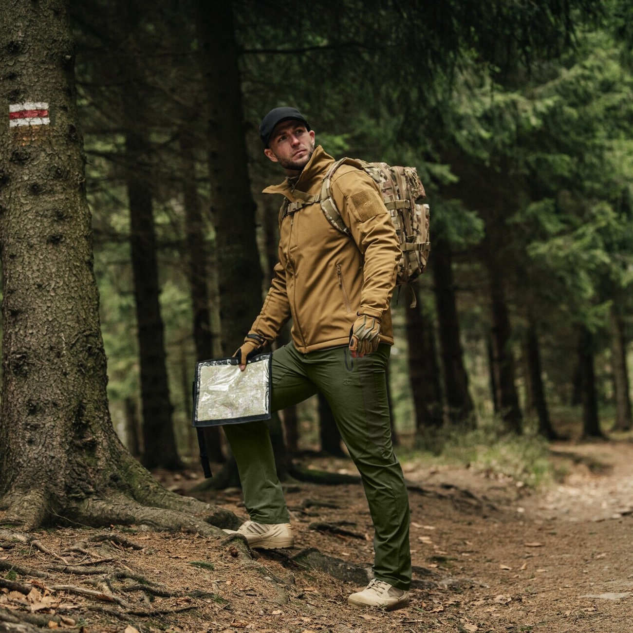 Highlander Outdoor Munro Walking Trousers nadrág - Forest Green