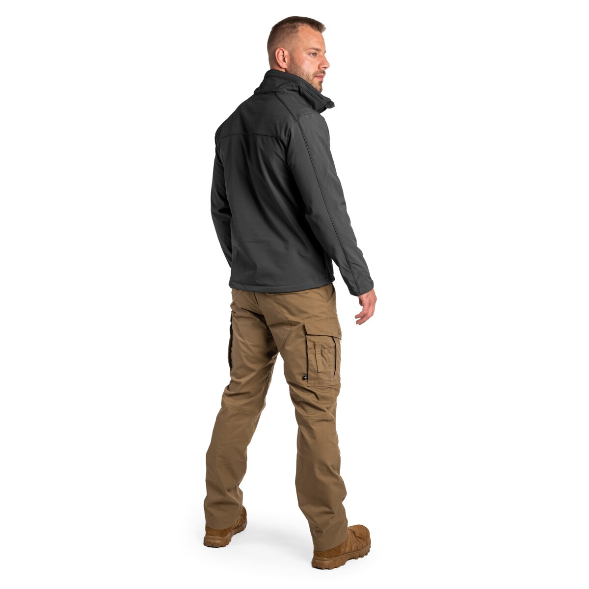 Highlander Outdoor Odin Softshell kabát - Black