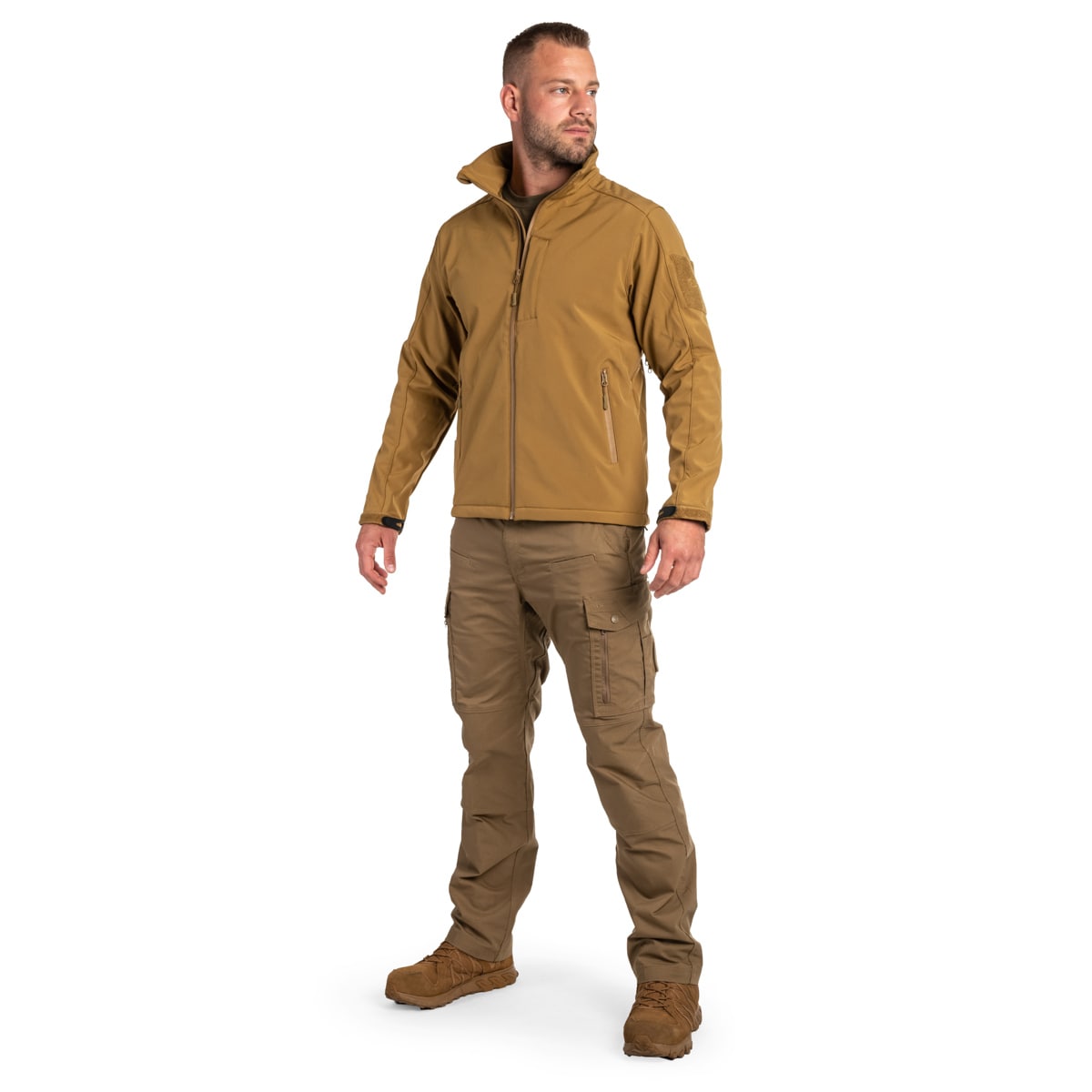Highlander Outdoor Odin Softshell kabát - Tan