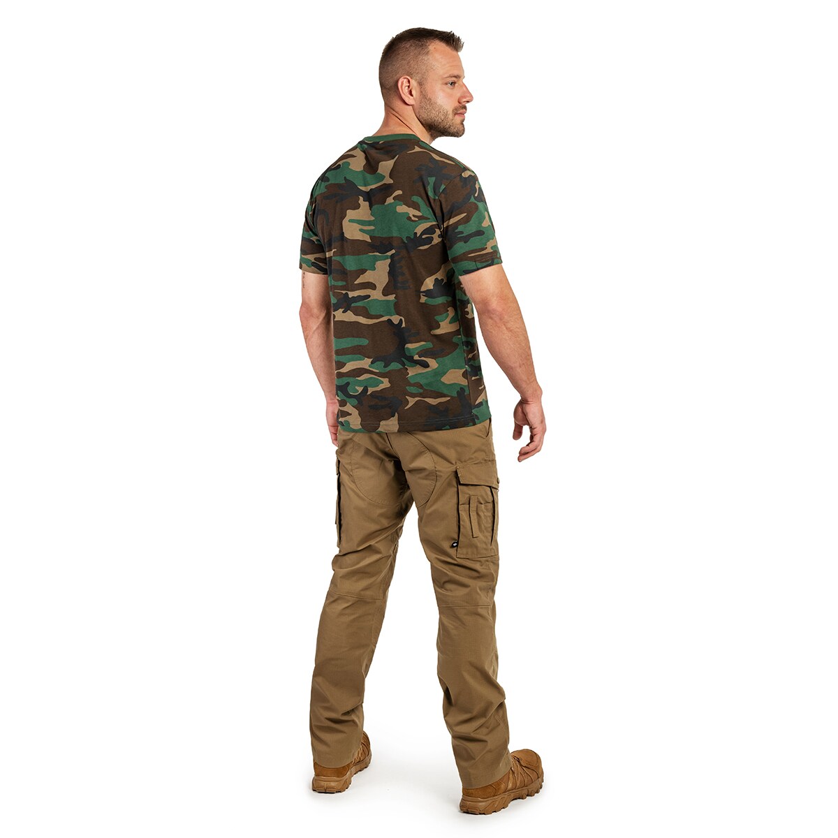 Brandit T-shirt póló - Woodland