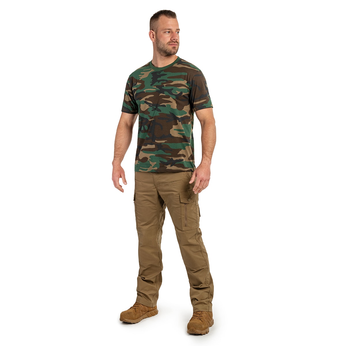 Brandit T-shirt póló - Woodland