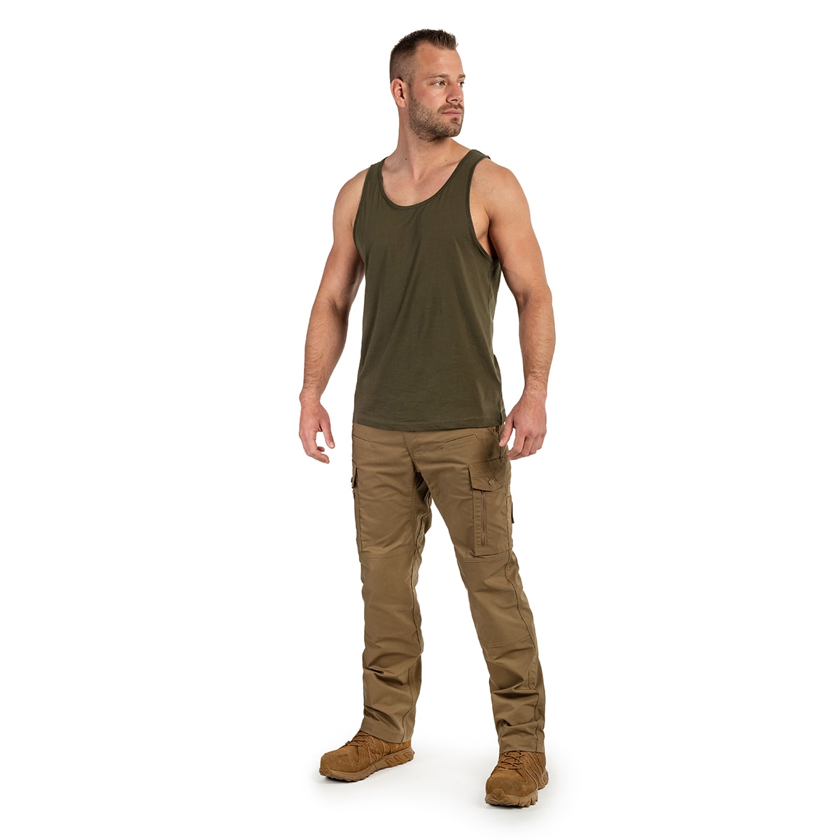 Brandit Tank Top ujjatlan póló - Olive