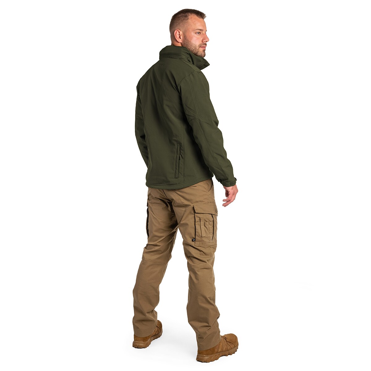 Highlander Forces Tactical Softshell kabát - Olive