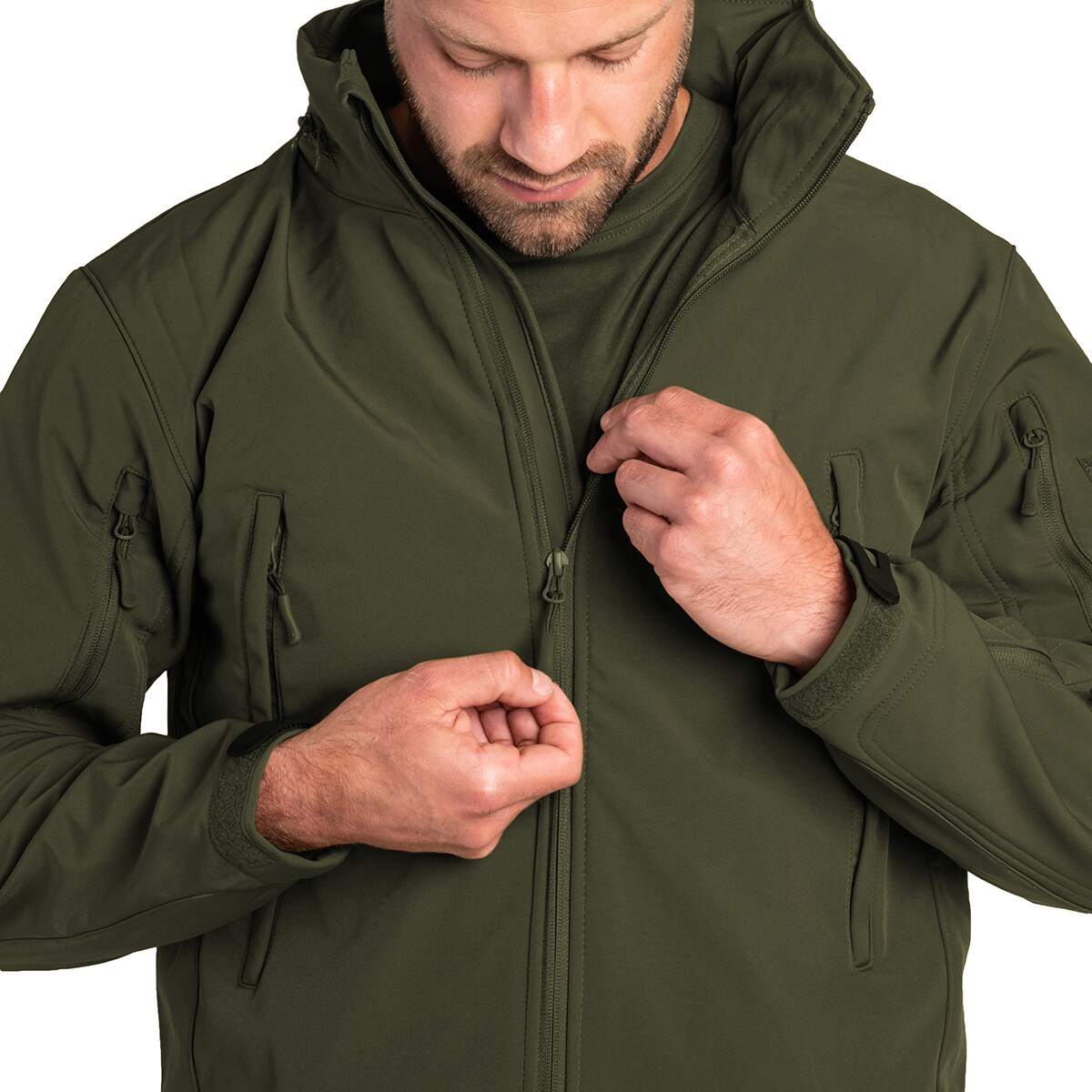 Highlander Forces Tactical Softshell kabát - Olive
