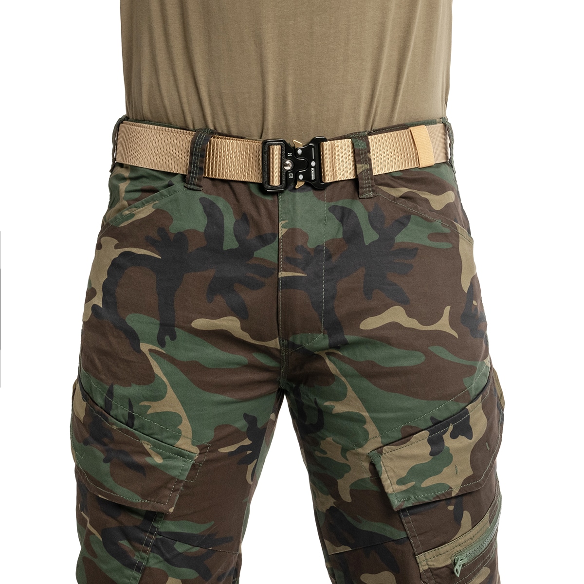 Brandit Adven Slim Fit nadrág - Woodland