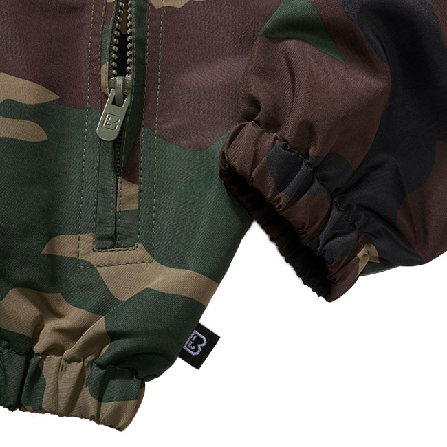 Brandit Summer Windbreaker Frontzip gyermek kabát - Woodland