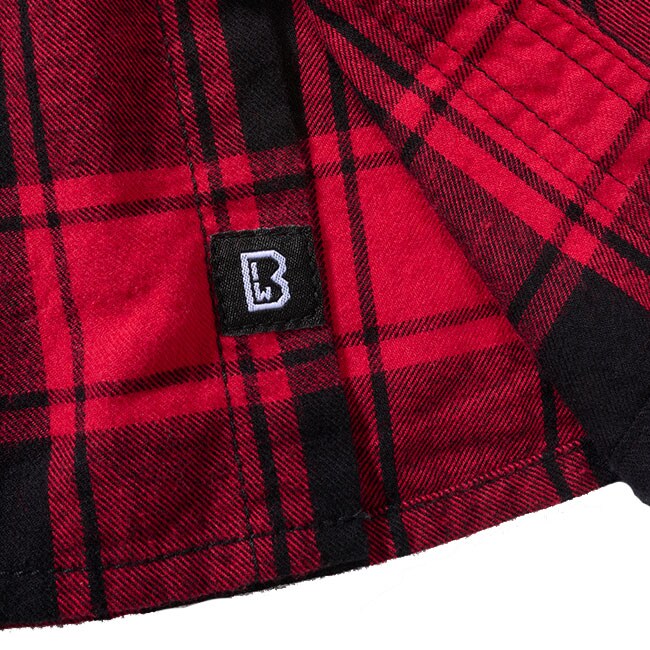 Brandit Checkshirt gyermek ing - Red/Black