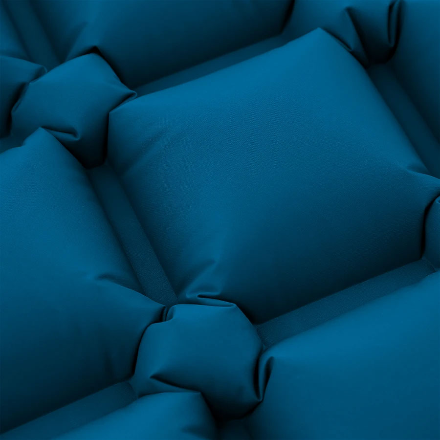 Nils Camp NC4006 egyszemélyes túramatrac pumpával - Türkizkék