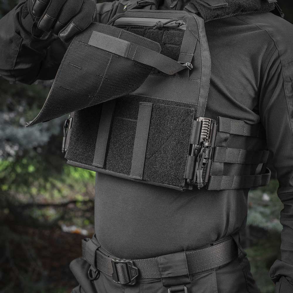 M-Tac Plate Carrier Cuirass QRS Gen. II taktikai mellény - Black
