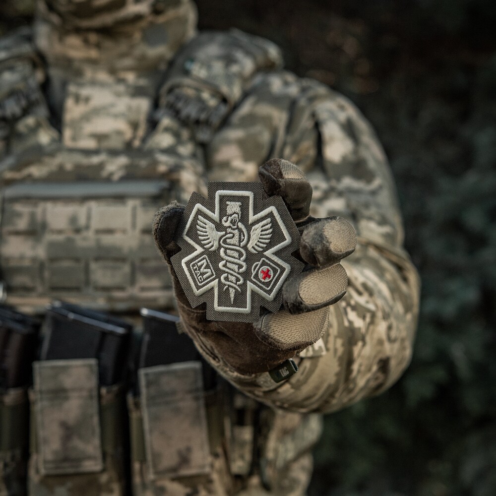 M-Tac Paramedic (hímzés) felvarró - Ranger Green