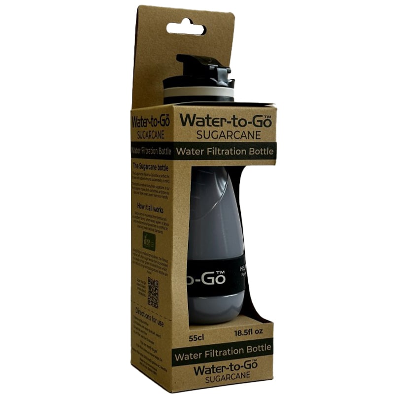 Water-to-Go Sugarcane vízszűrős kulacs 550 ml - Berry Blue