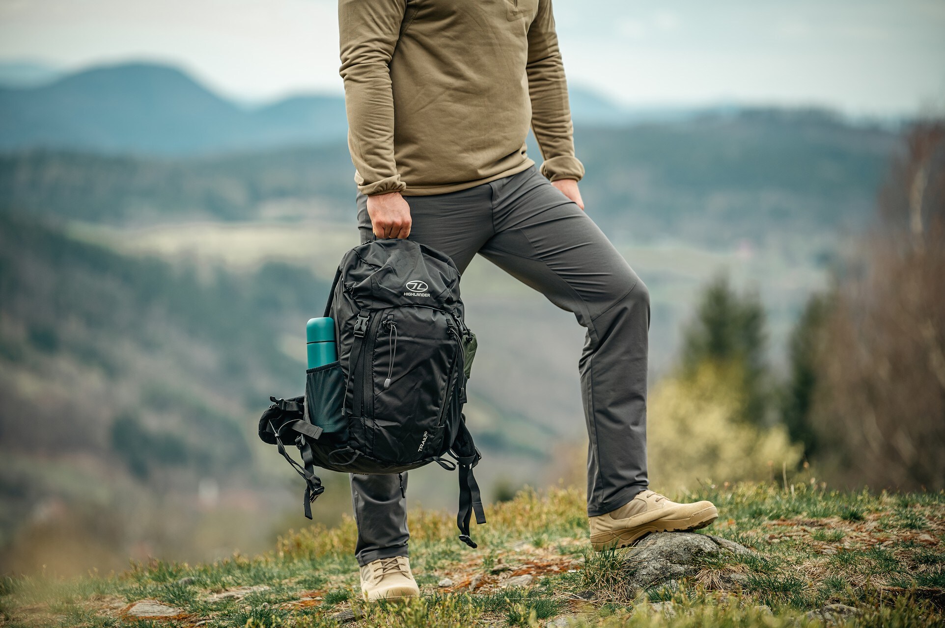 Highlander Forces Echo bakancs - Tan