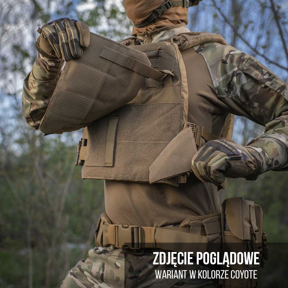 M-Tac Plate Carrier Cuirass Fast QRS taktikai mellény - Black - lemez L/XL