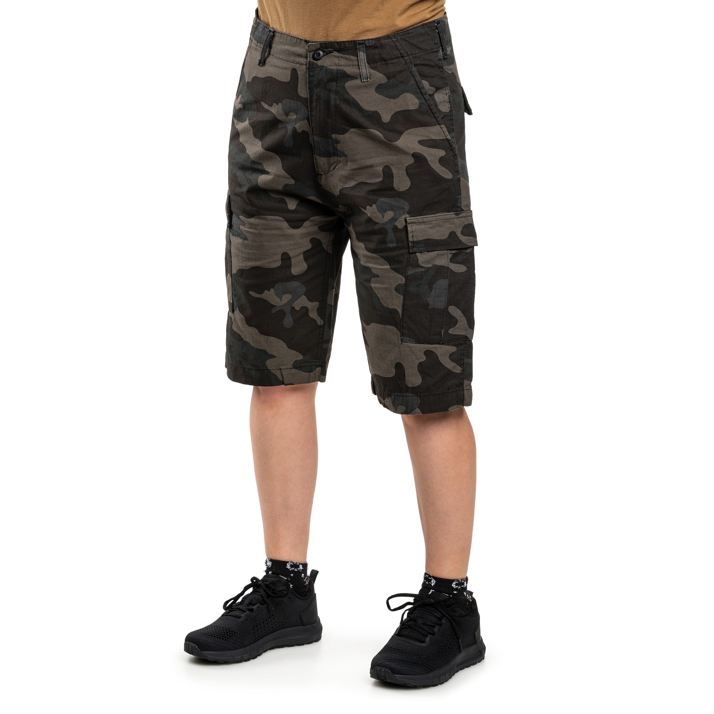 Brandit BDU Rip-Stop gyerek rövidnadrág - Dark Camo