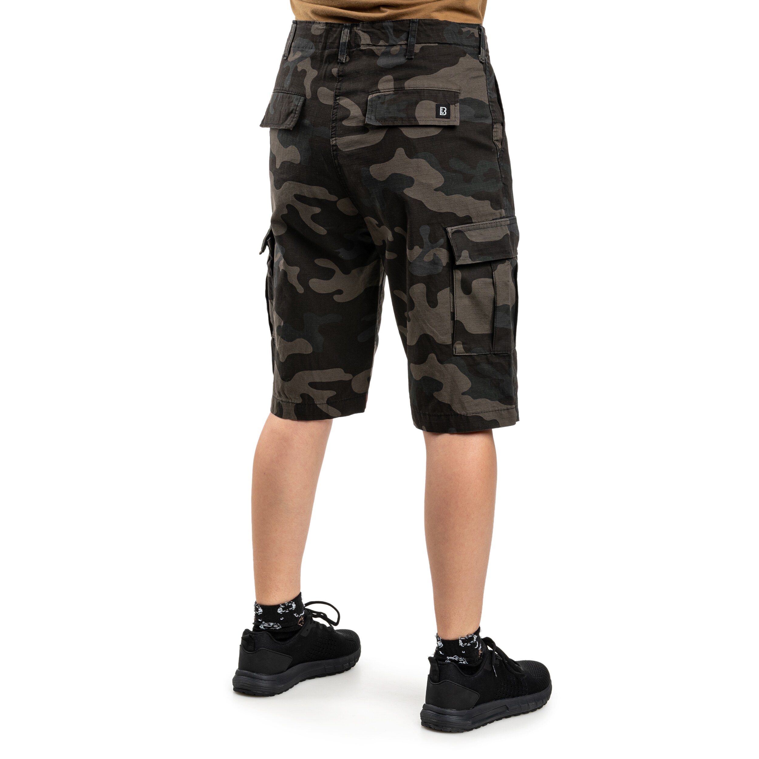 Brandit BDU Rip-Stop gyerek rövidnadrág - Dark Camo