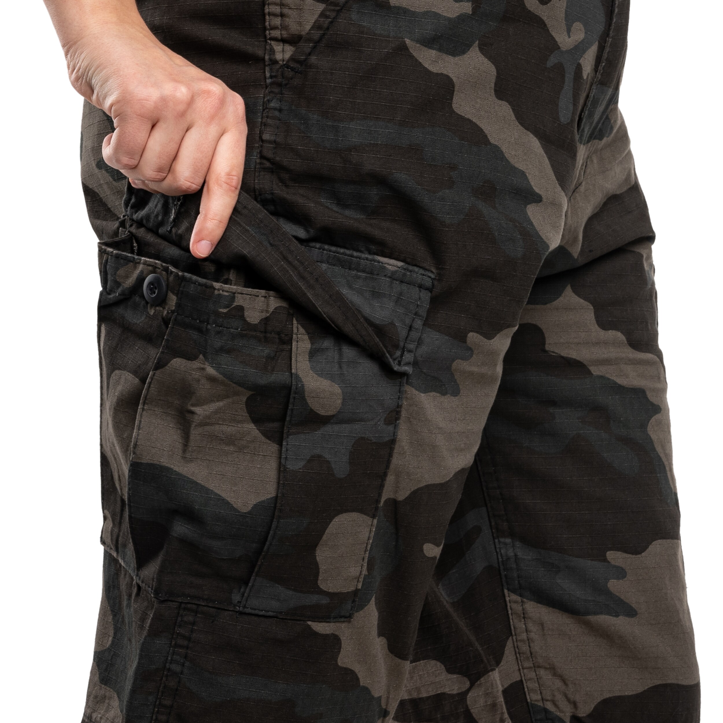 Brandit BDU Rip-Stop gyerek rövidnadrág - Dark Camo