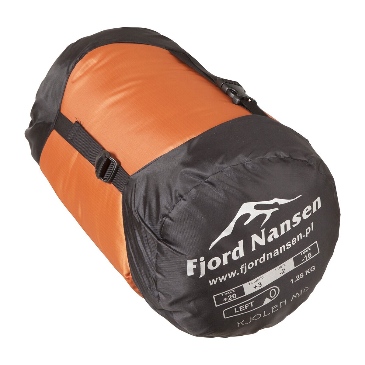 Fjord Nansen Kjolen XL hálózsák 1400 g Carnelian - bal