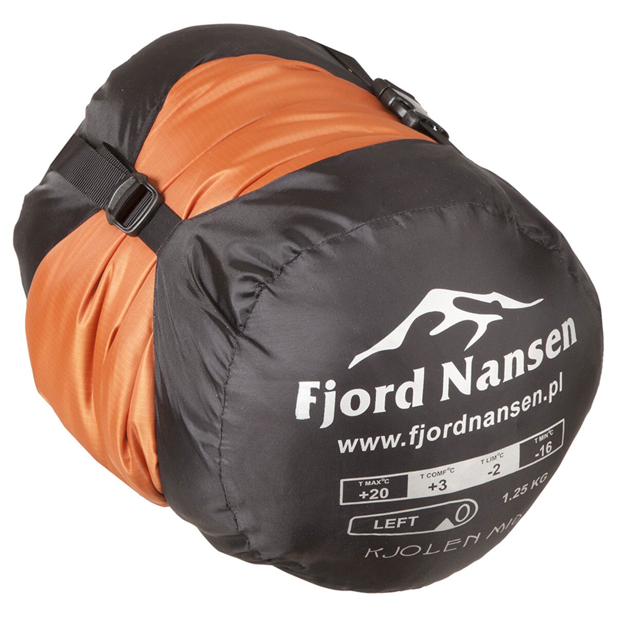 Fjord Nansen Kjolen XL hálózsák 1400 g Carnelian - bal
