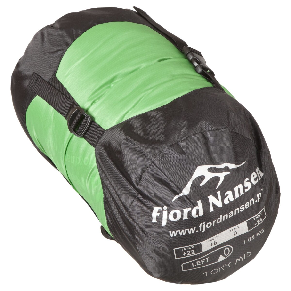 Fjord Nansen Tokk XL Emerald hálózsák 1250 g - bal