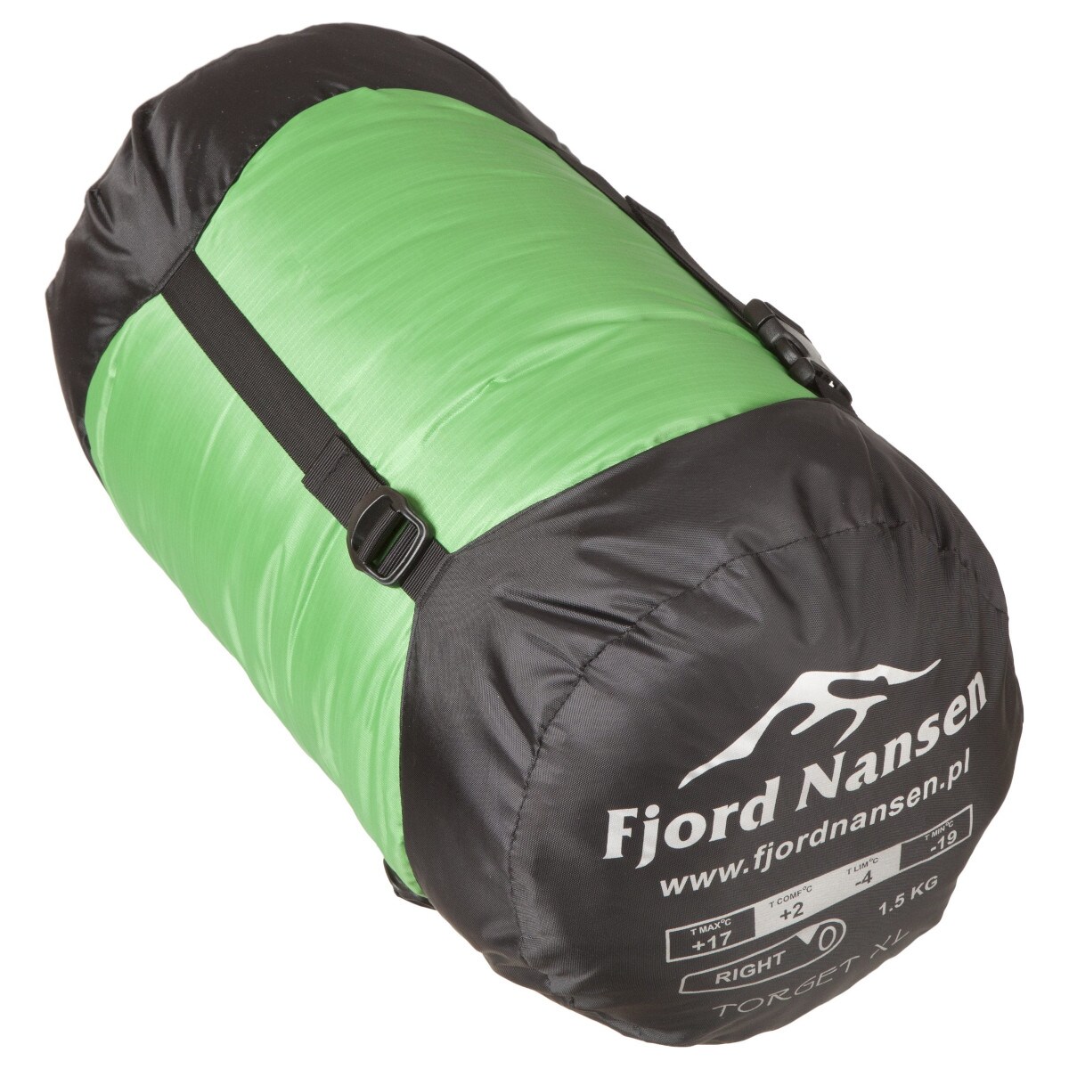 Fjord Nansen Torget XL Emerald hálózsák 1500 g - jobb