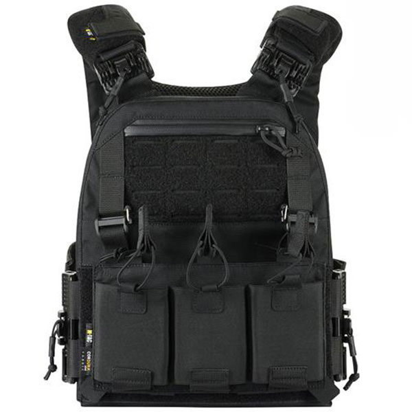M-Tac Plate Carrier Cuirass Fast QRS taktikai mellény - Black - Medium lemez