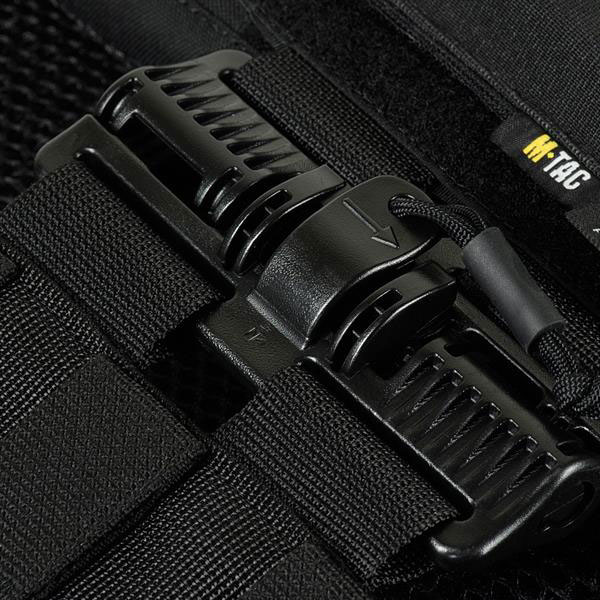 M-Tac Plate Carrier Cuirass Fast QRS taktikai mellény - Black - Medium lemez