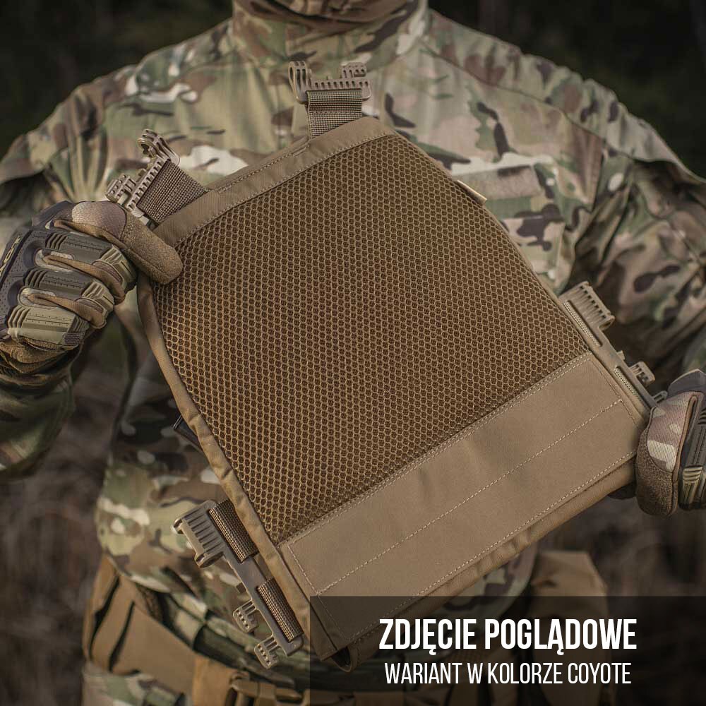 M-Tac Plate Carrier Cuirass Fast QRS taktikai mellény - Black - Medium lemez