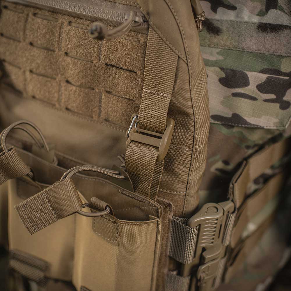 M-Tac Plate Carrier Cuirass Fast QRS taktikai mellény - Coyote - Medium lemez