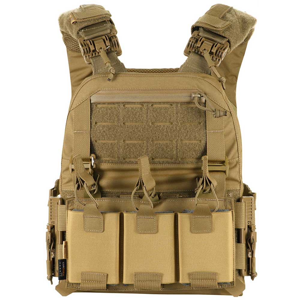 M-Tac Plate Carrier Cuirass Fast QRS taktikai mellény - Coyote - Medium lemez