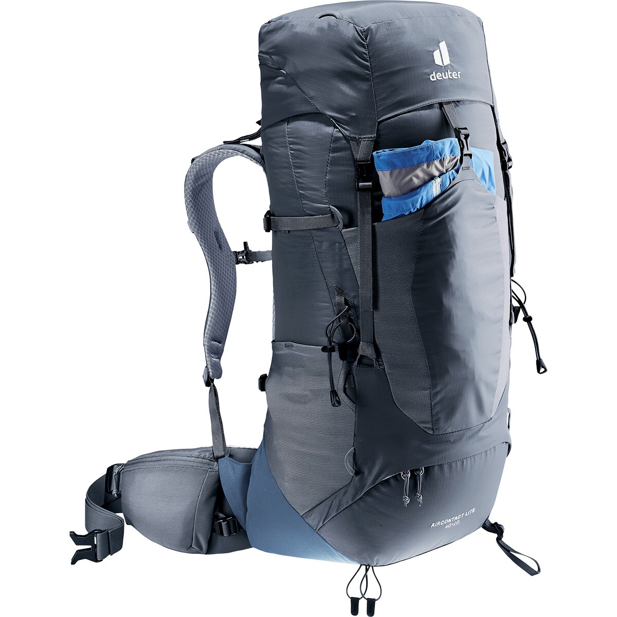 Deuter Aircontact Lite hátizsák 40+10 l - Black/Marine