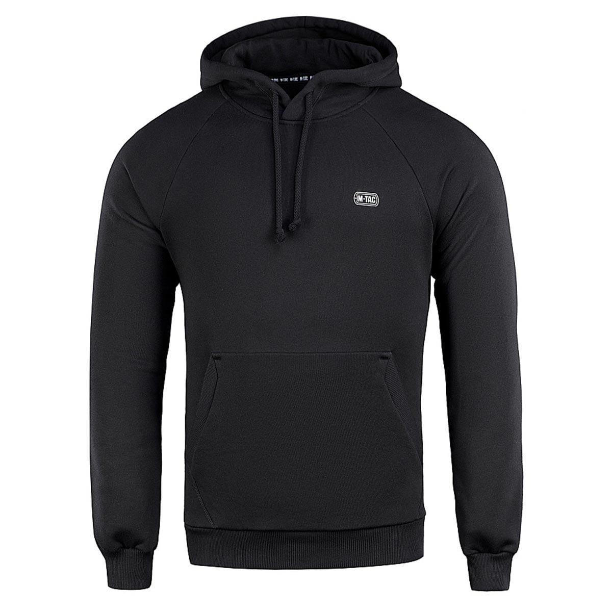 M-Tac Hoodie Cotton Raglan pulóver - Black