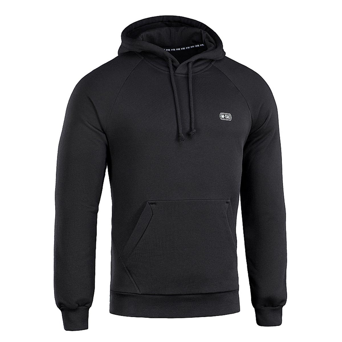 M-Tac Hoodie Cotton Raglan pulóver - Black