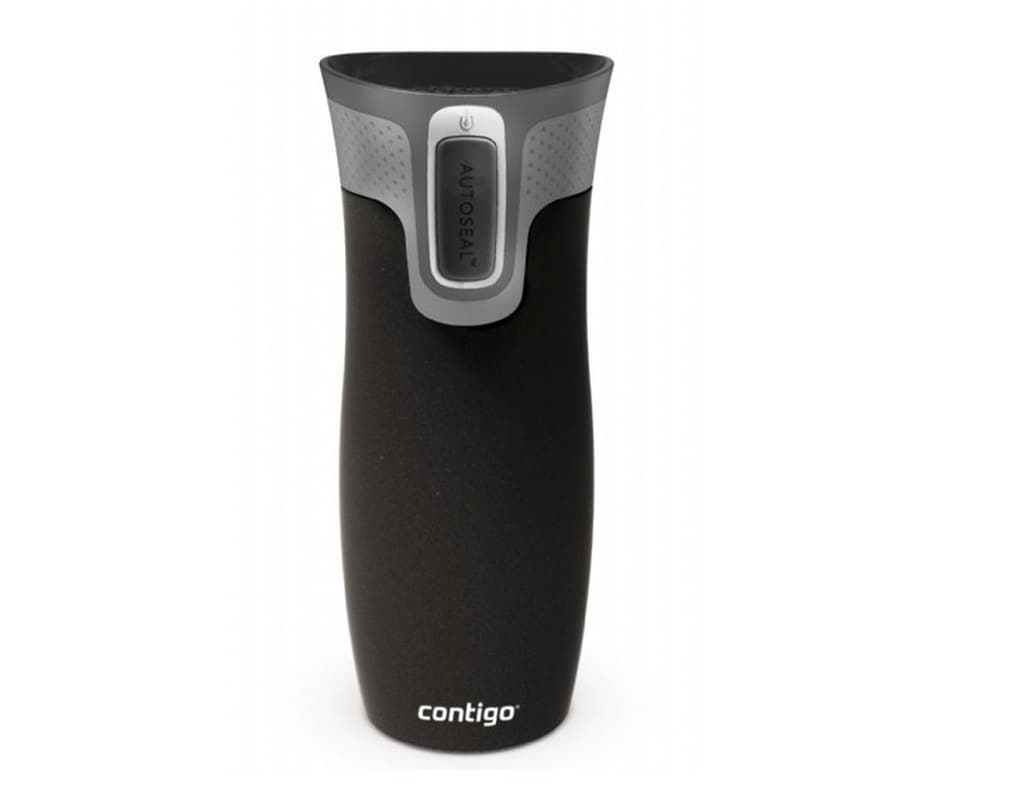 Contigo West Loop 2.0 hőtartó bögre 470 ml - Matt fekete