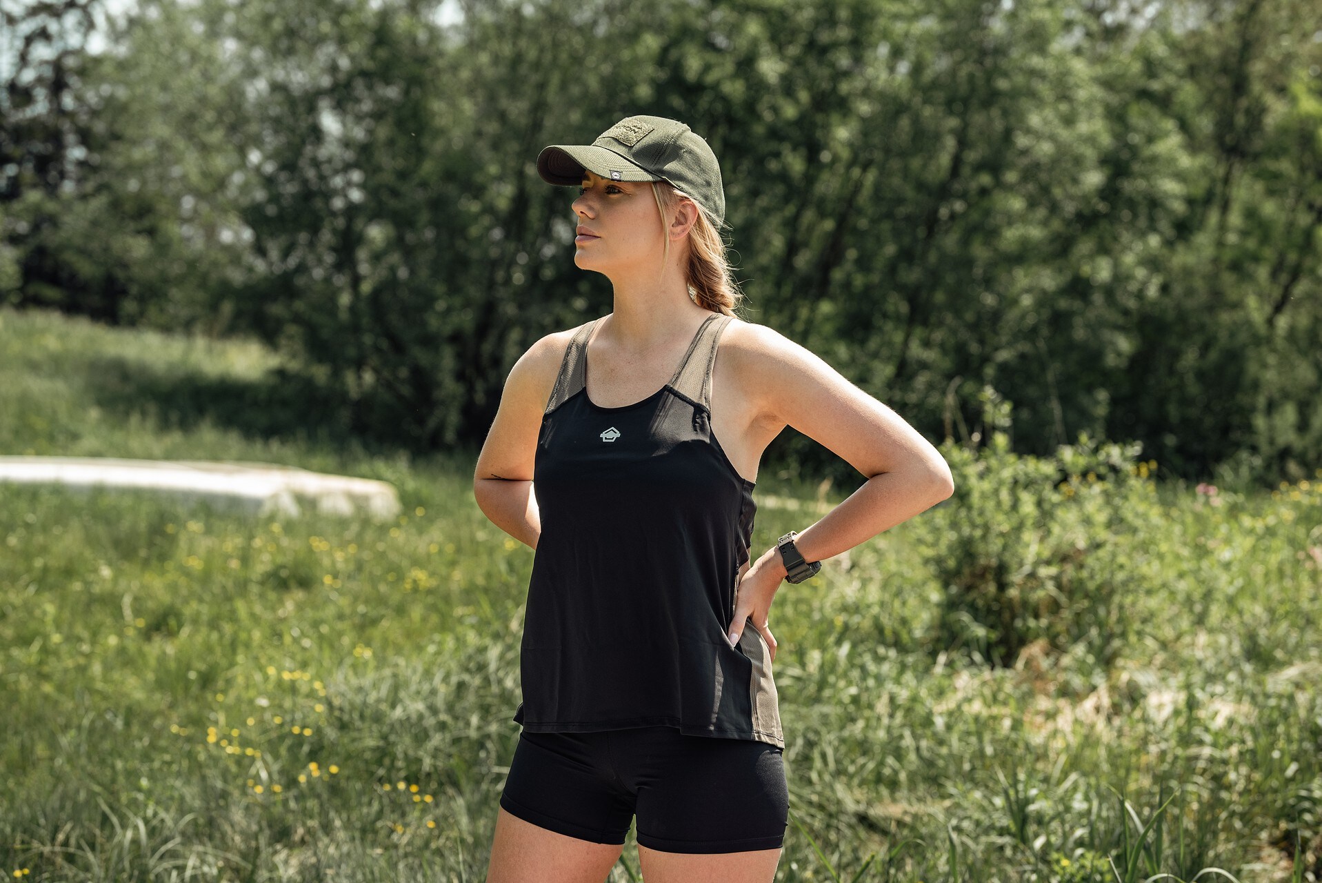 Tank Top Pentagon Aria női ujjatlan sportfelső - RAL 7013/MIX