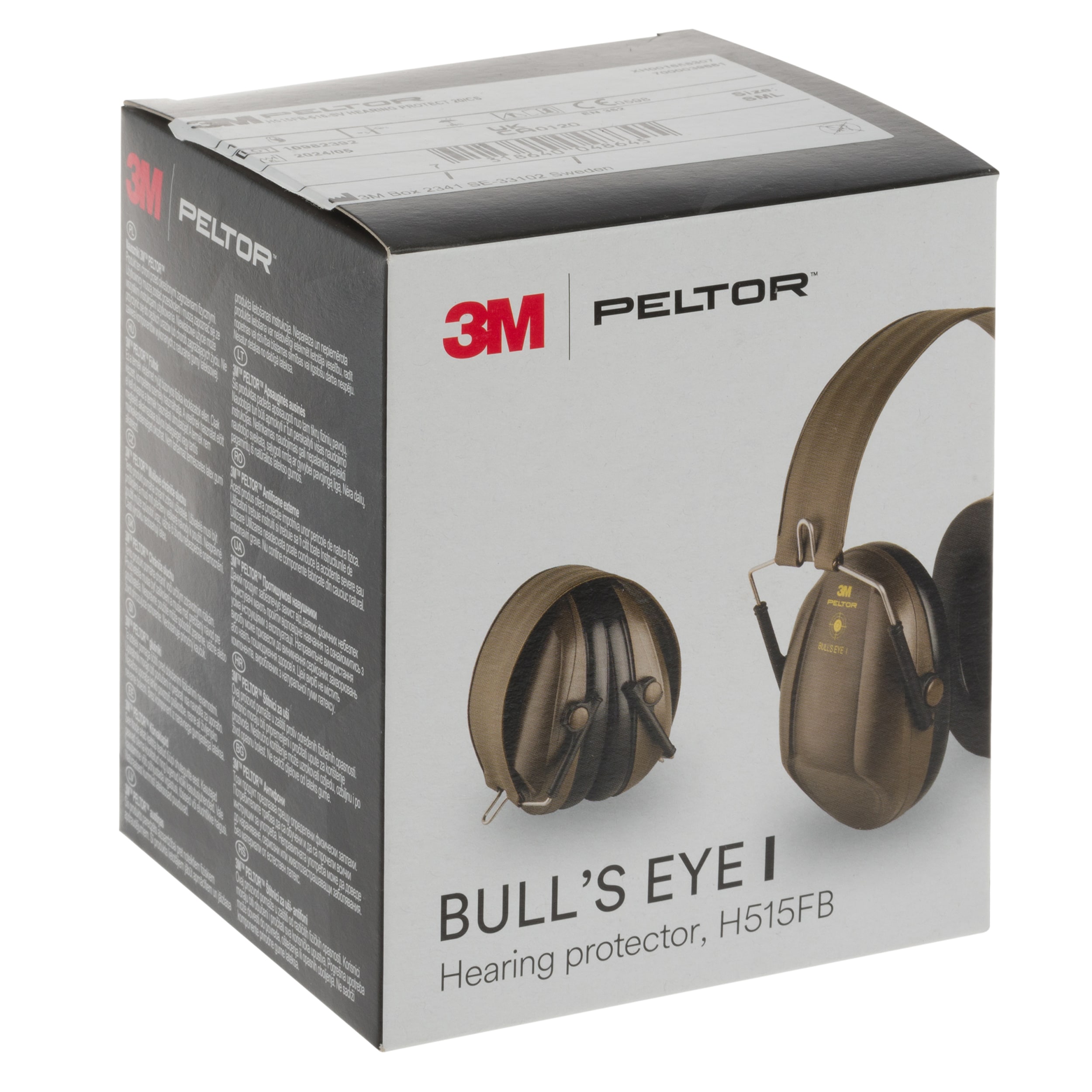 3M Peltor Bull's Eye I passzív hallásvédő - Fekete