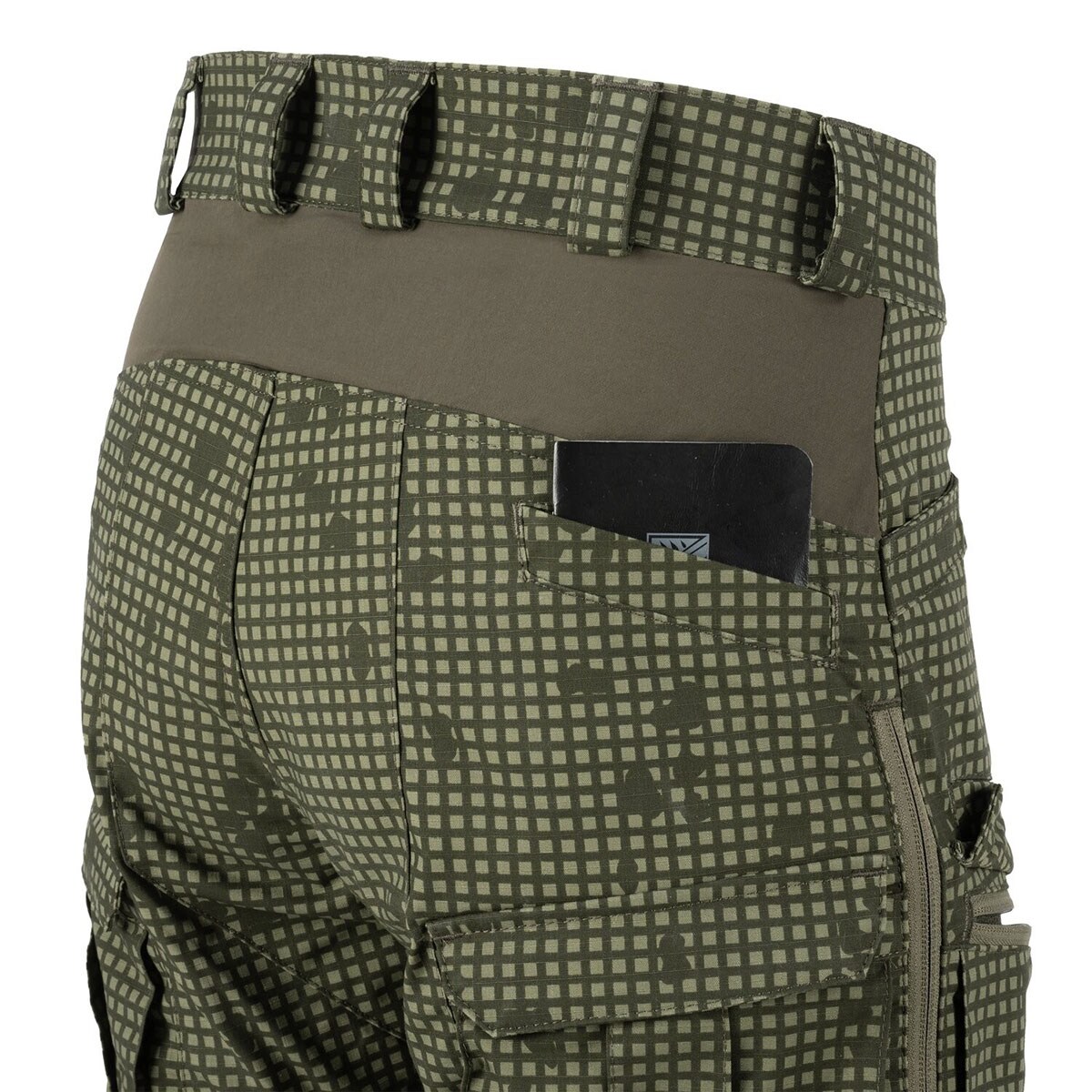 Helikon MCDU Polycotton Stretch Rip-Stop nadrág - Desert Night Camo / Olive Green