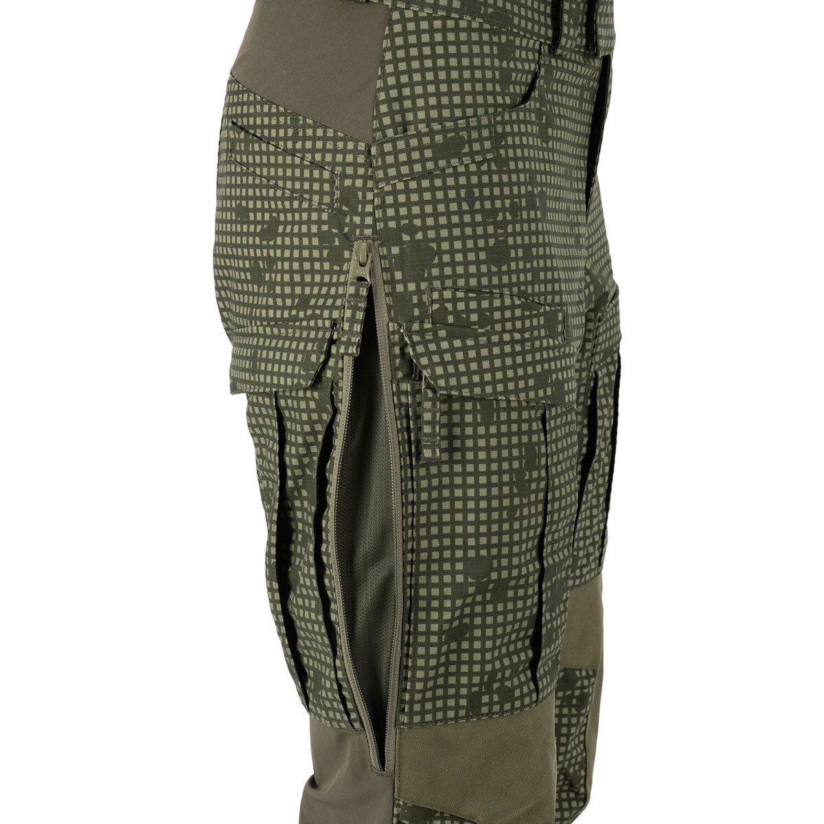 Helikon MCDU Polycotton Stretch Rip-Stop nadrág - Desert Night Camo / Olive Green