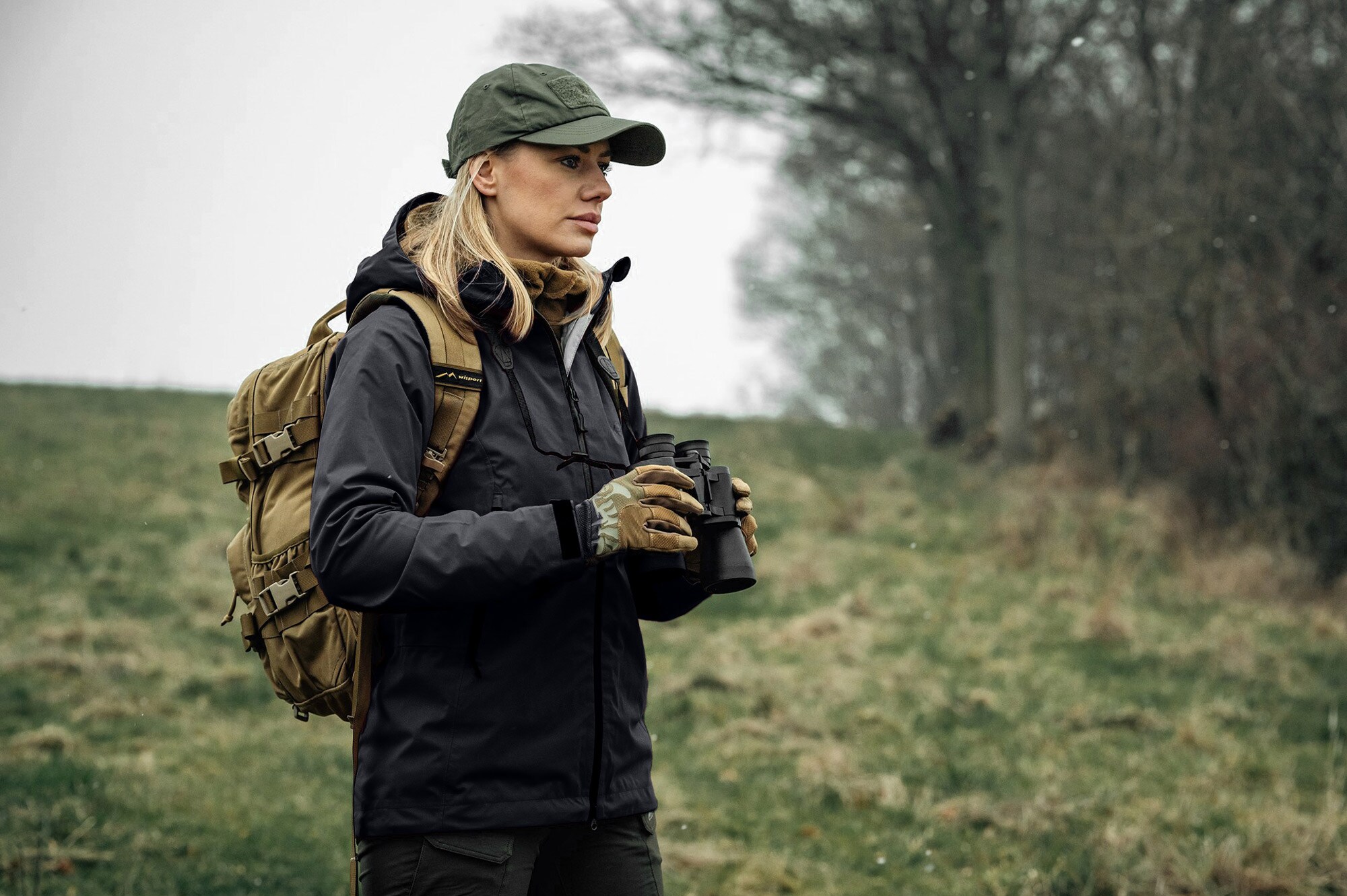Helikon-Tex Squall Hardshell női kabát - Black