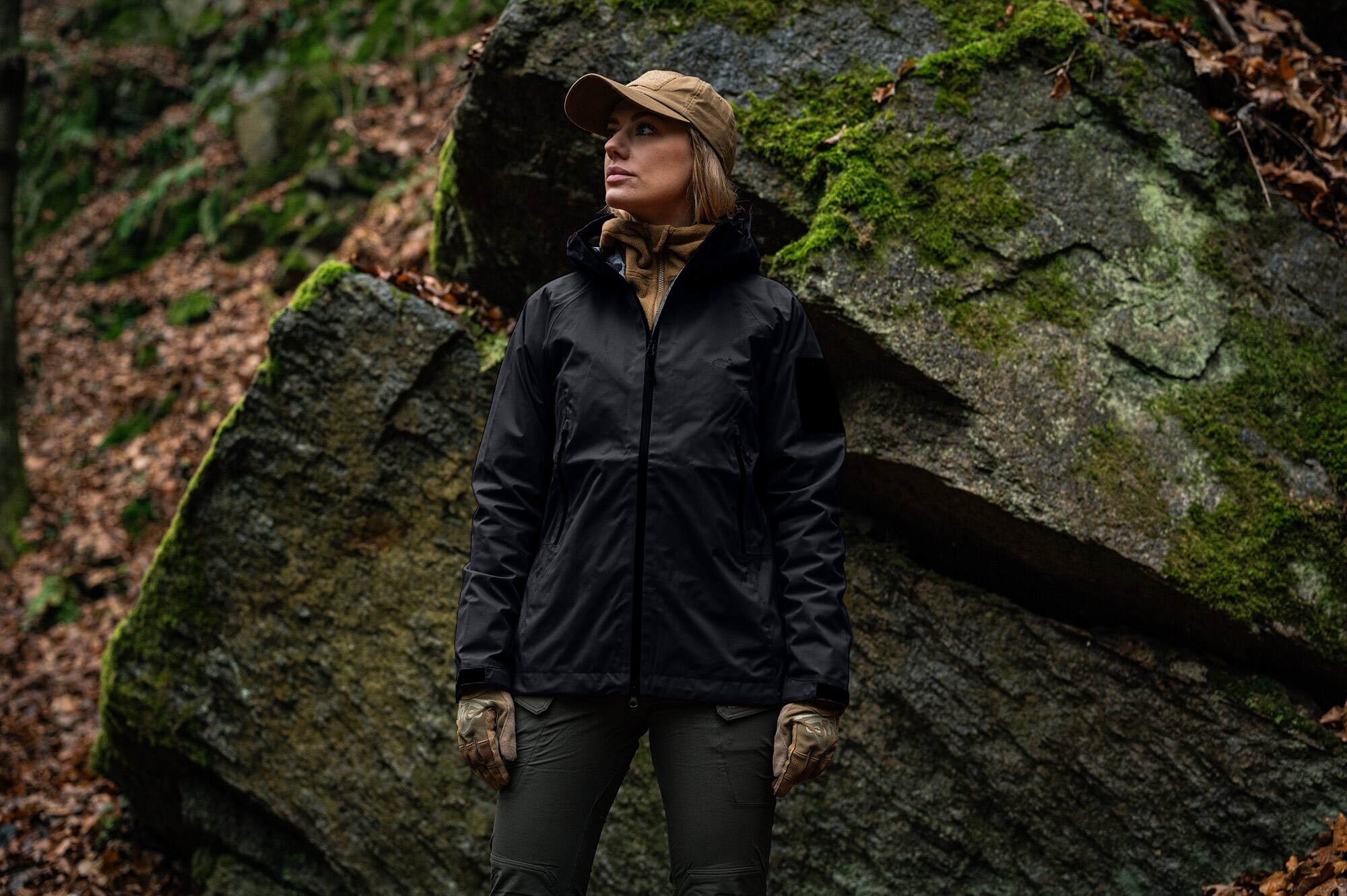 Helikon-Tex Squall Hardshell női kabát - Black